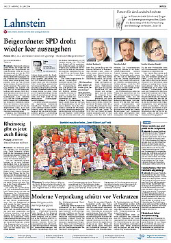 Rhein-Zeitung, 16.06.2014
