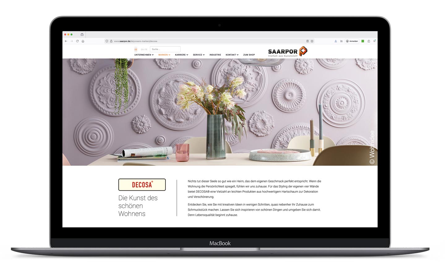 Website Mockup Saarpor